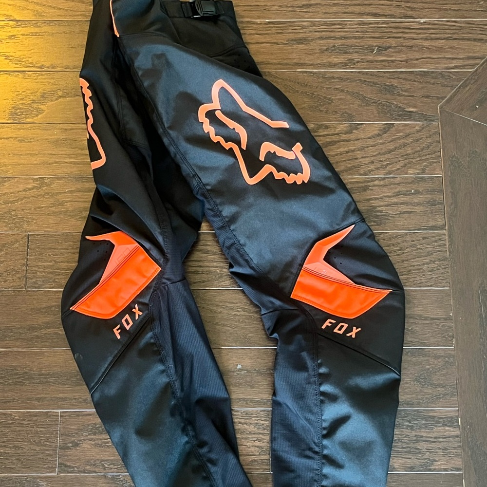 Fox Kids Black and Orange Pants